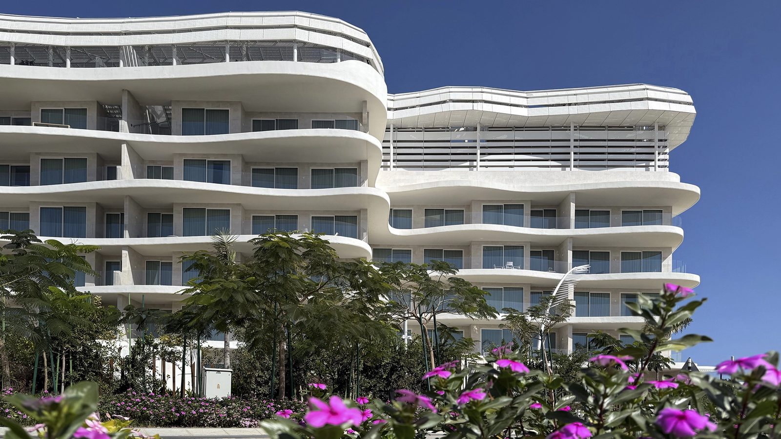St. Regis Al Mouj Muscat — curved facade